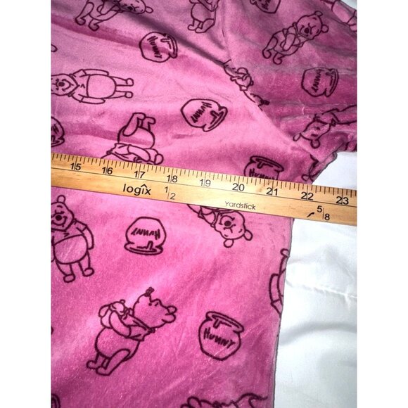 Disney Winnie The Pooh Plush Soft Loungewear Matching Pajama Set Large - Picture 7 of 11
